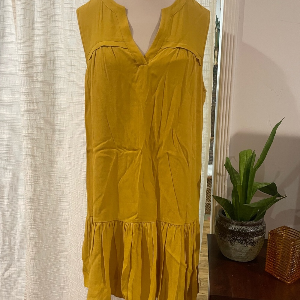 Yellow Sleeveless Dress